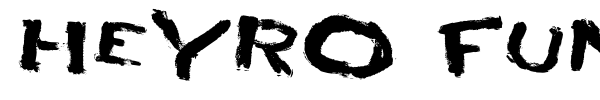 Heyro Fun font preview